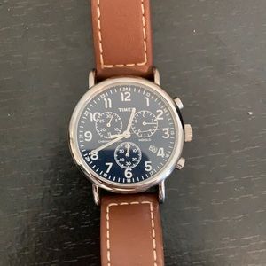 Men’s Navy Blue Timex Standard Chronograph Watch